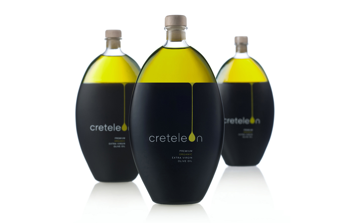 Creteleon organic olive oil Crete Packaging Label logo cyprus Polydorou