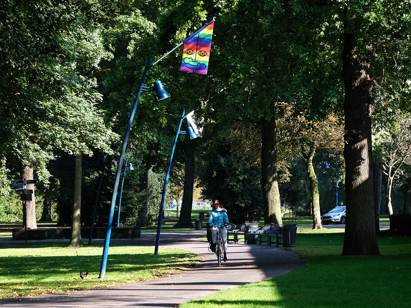 Graphic Matters more hugs Ken Lo flags public art community peace breda Netherlands