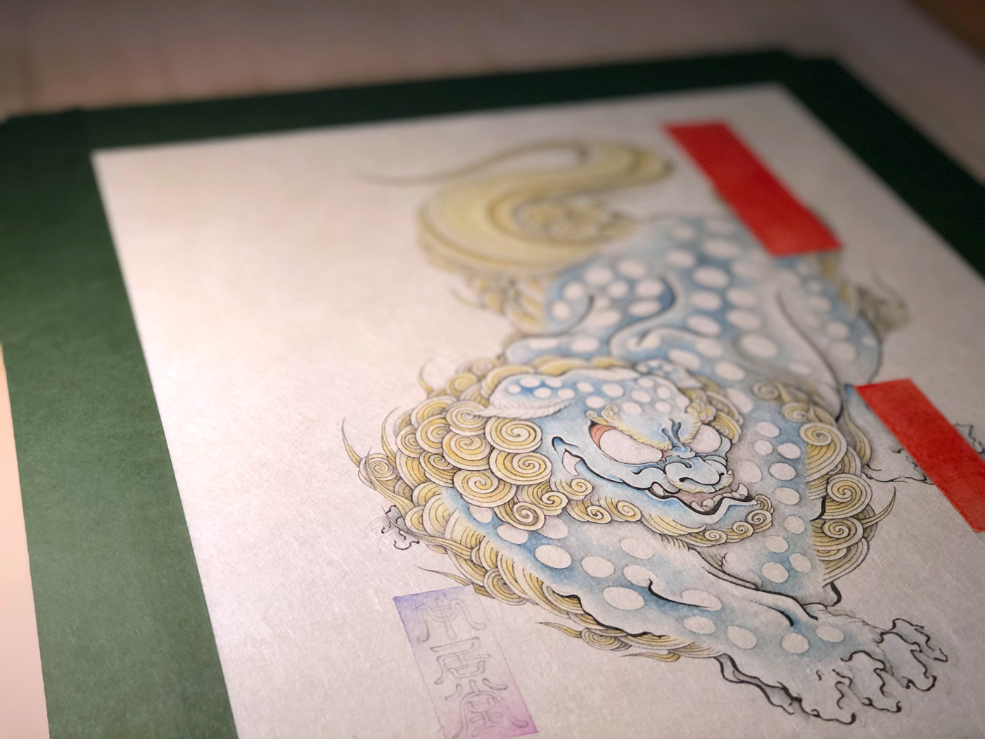 Buddhist happynewyear 2018year zodiac newyearcard traditional tattoo ukiyoe ukiyo-e japan