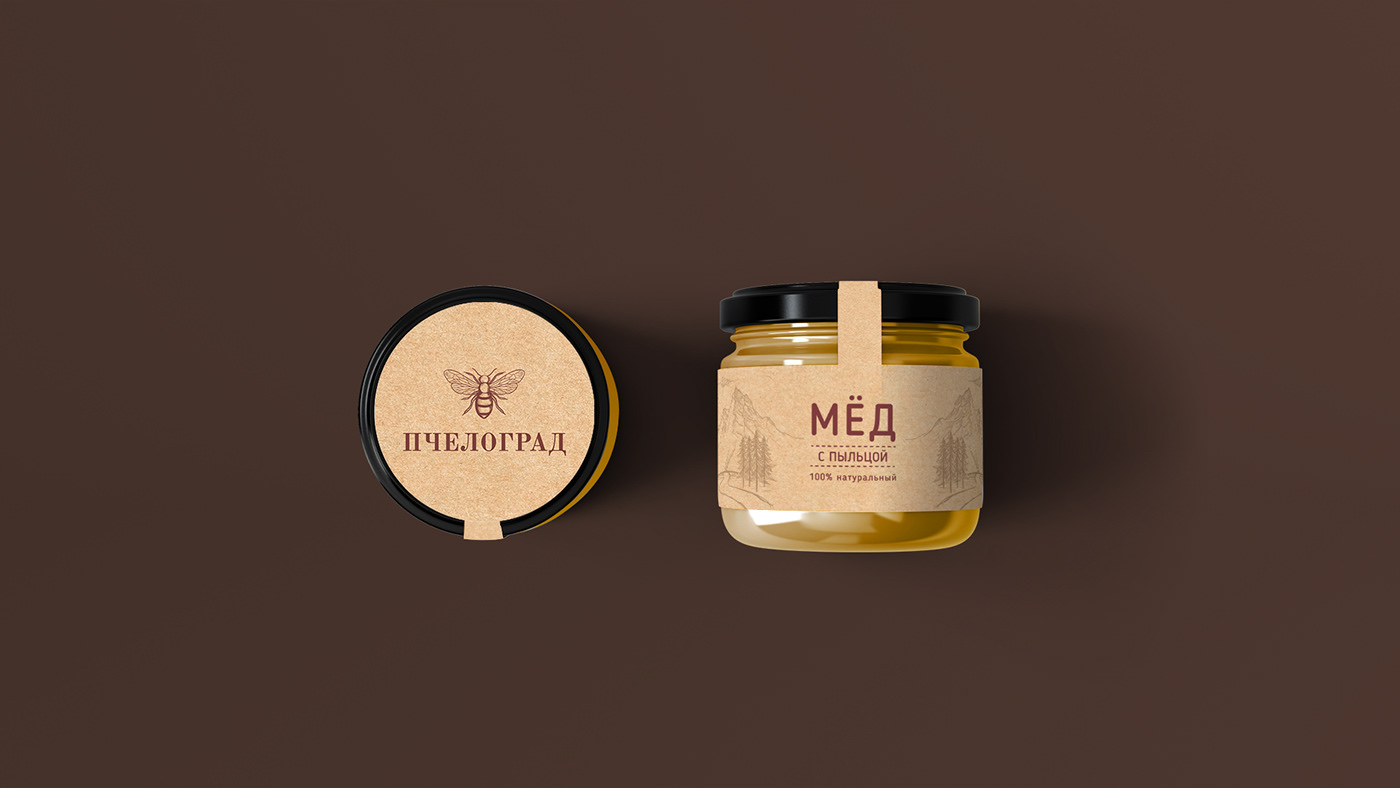 apiary bee honey logo package Packaging мед Пасека пчеловодство пчелы