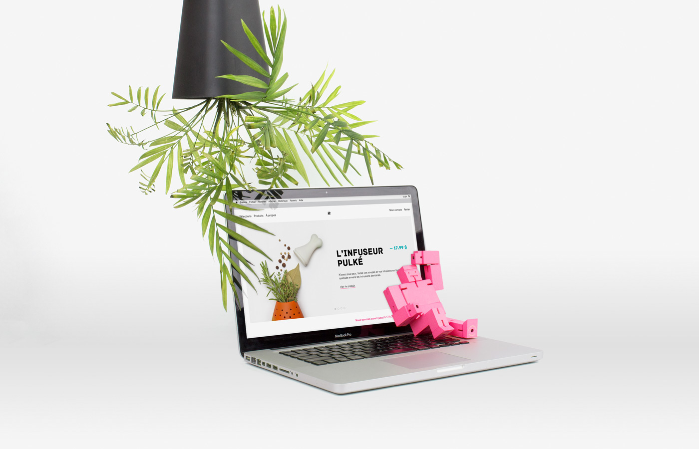 Web design shop online e-commerce gift UI minimalist