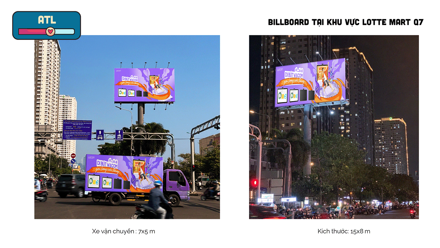 Image may contain: billboard and vehicle