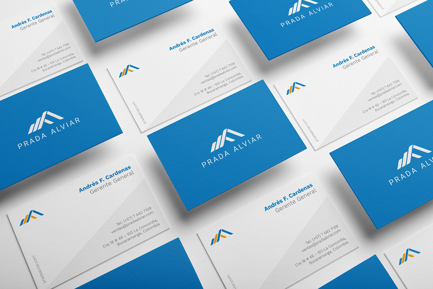 architecture blue brand branding  diseño de marca diseño gráfico Diseño web graphic design  Papelería corporativa poster techos