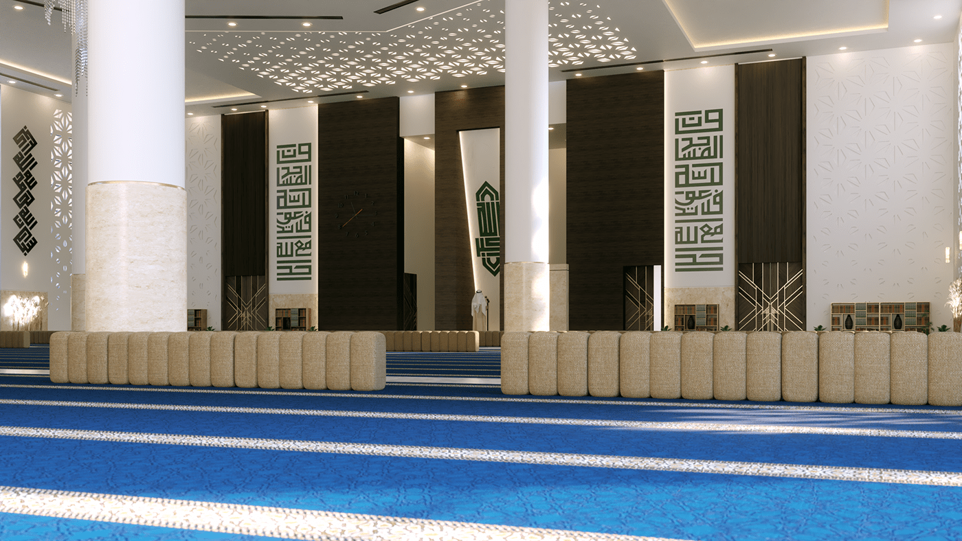 3ds max arabic architecture interior design  islamic masjed masjid modern mosque visualization