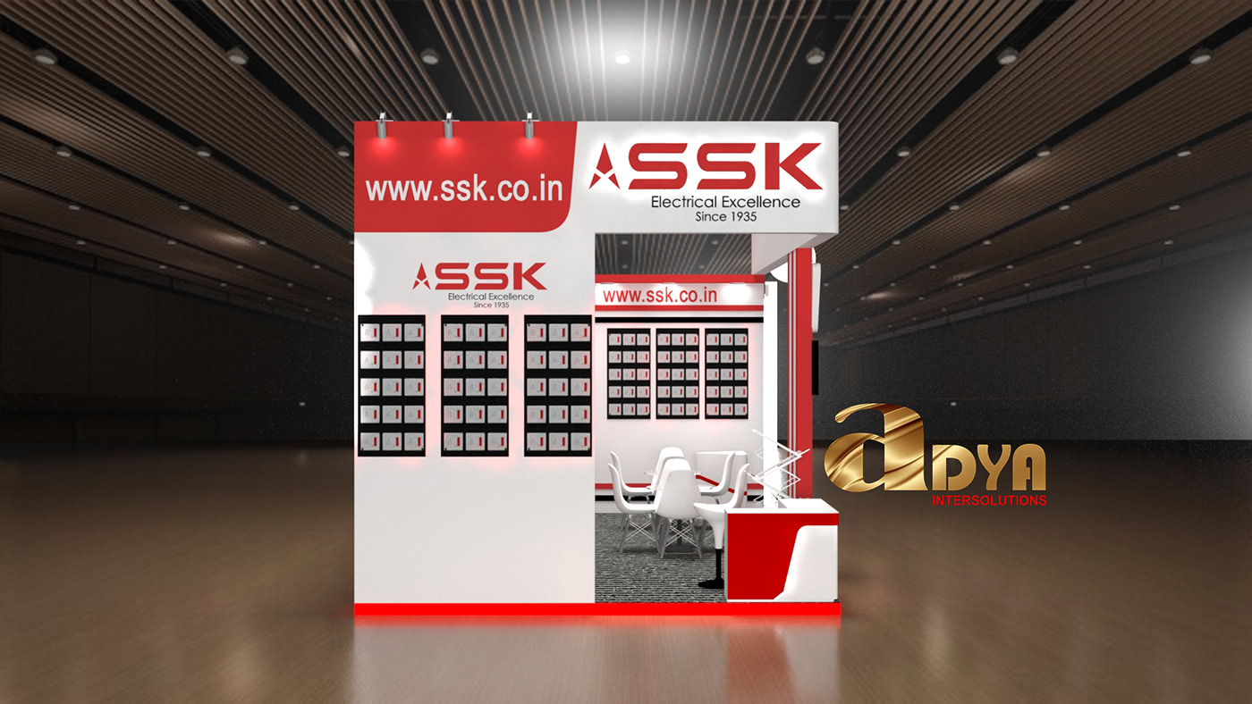 stalls exhibition stand Exhibition Booth 3D