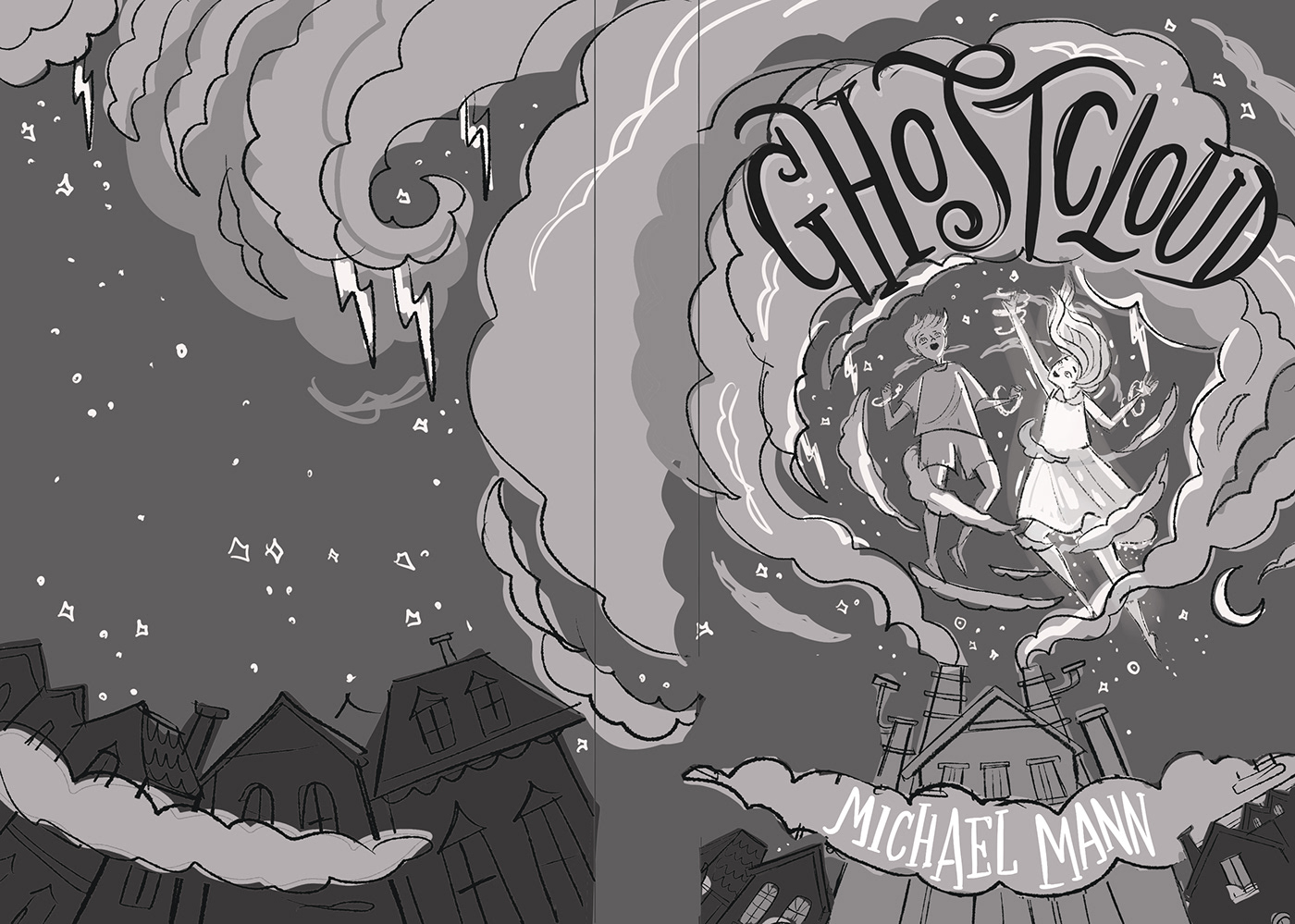 Hachette: Ghostcloud Cover on Behance