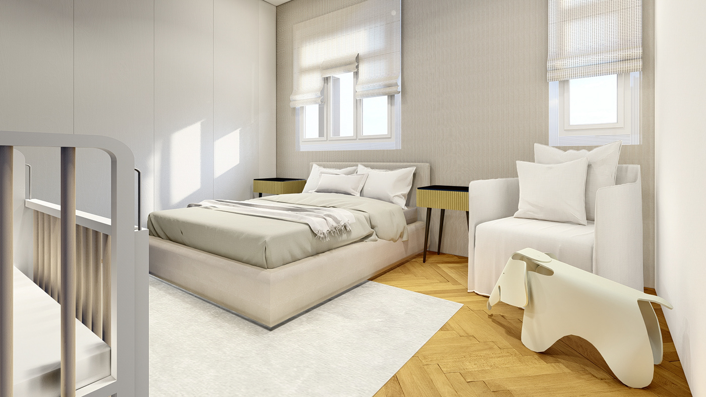 bed Render visualization 3D architecture modern lumion SketchUP ARQUITETURA
