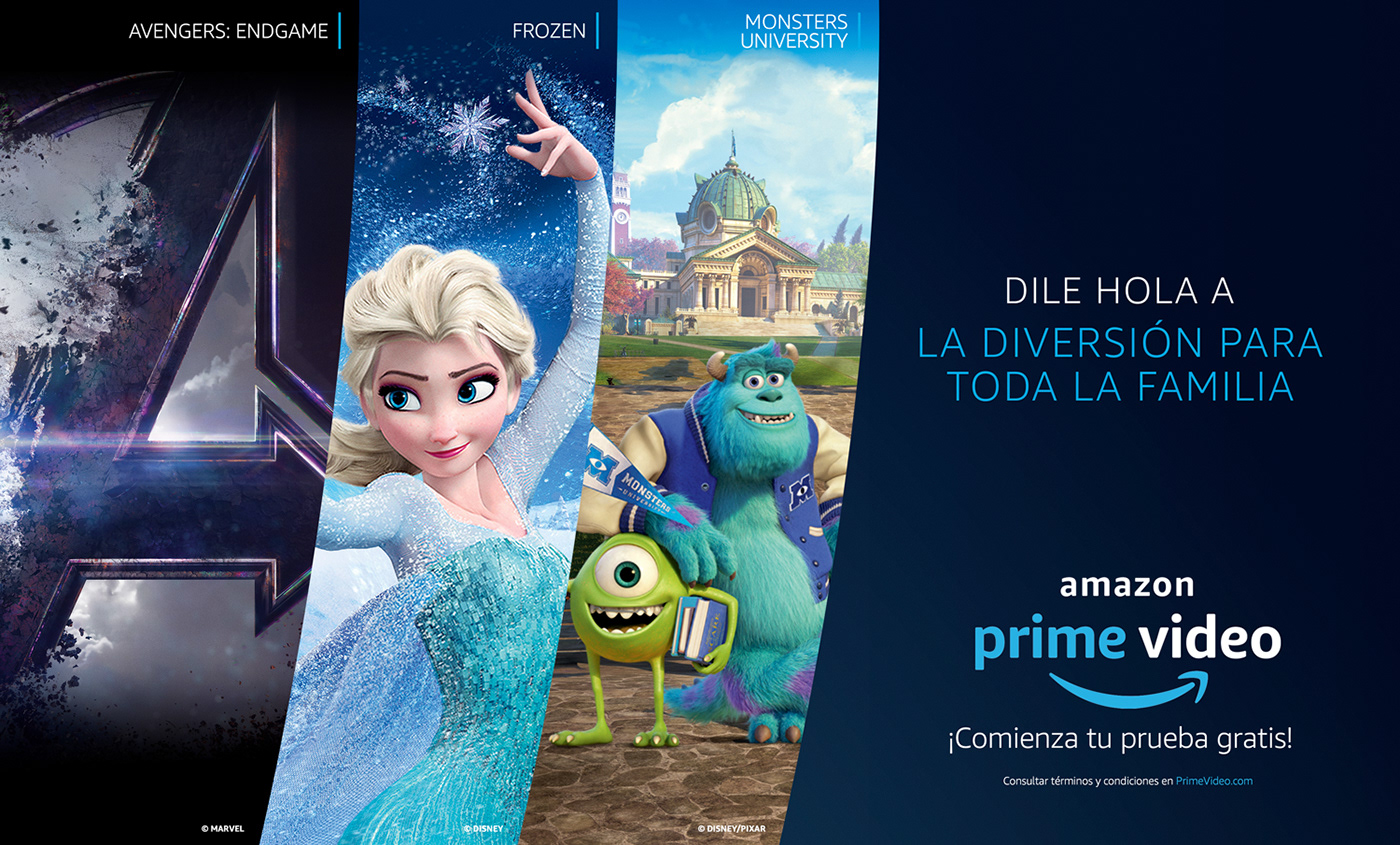 Amazon marketing   publicidad ad Amazon Prime Video Cannes latam posters tv series