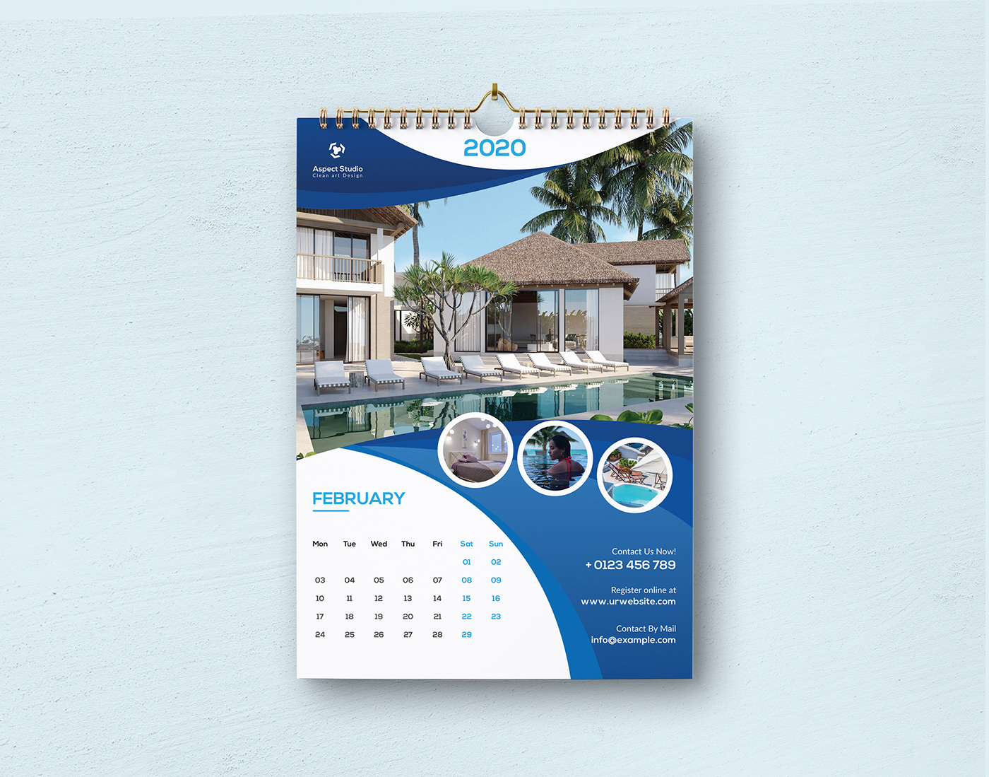 wall calendar calendar design Photography  corporate branding  print design  CALENDAR 2020 disk calendar 2020 date