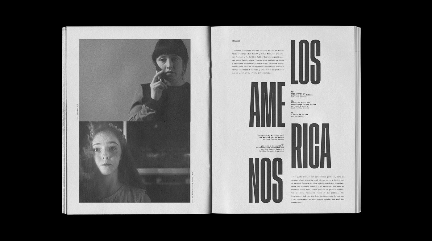 magazine editorial design filmmaking Movies typography   Layout editorial design  print tyopographic