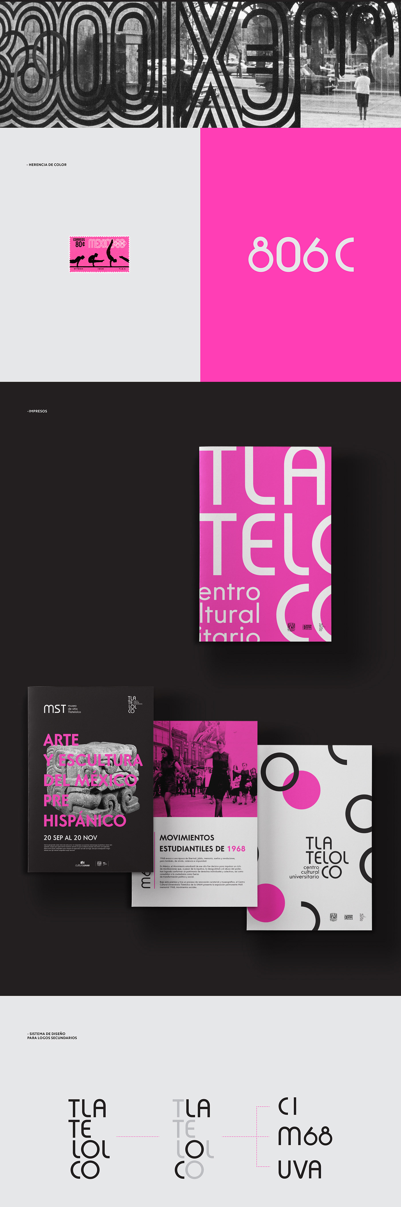 Tlatelolco rebranding museum mexico ccut museum identity museum logo