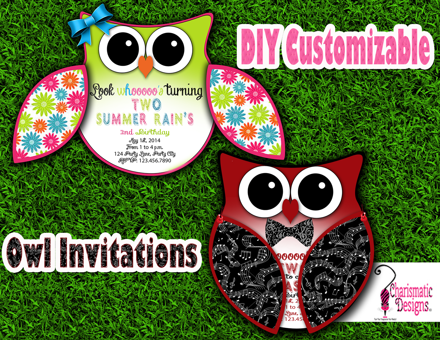 free-diy-customizable-owl-invitation-printable-template-on-behance