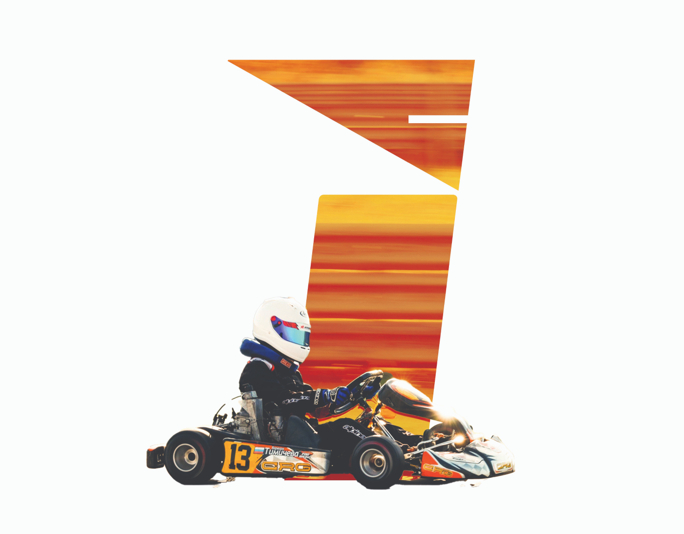 Racing race sports speed logo karting Motorsport f1 brand identity gokart