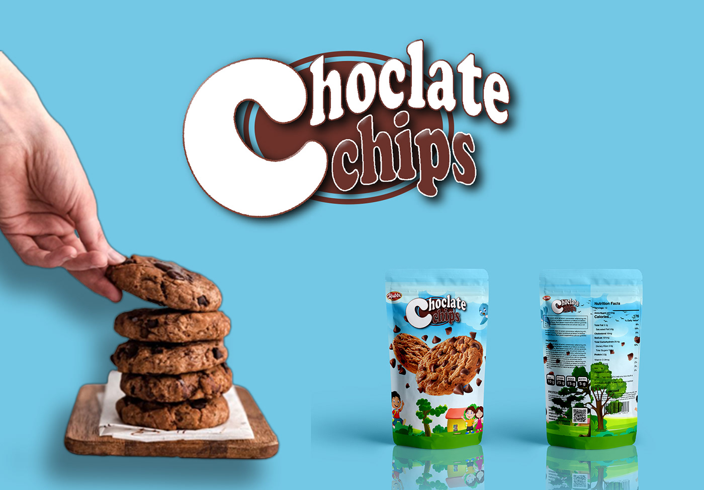 chocolate chip cookies Chocolate Chip Packaging chocolate packaging Packaging