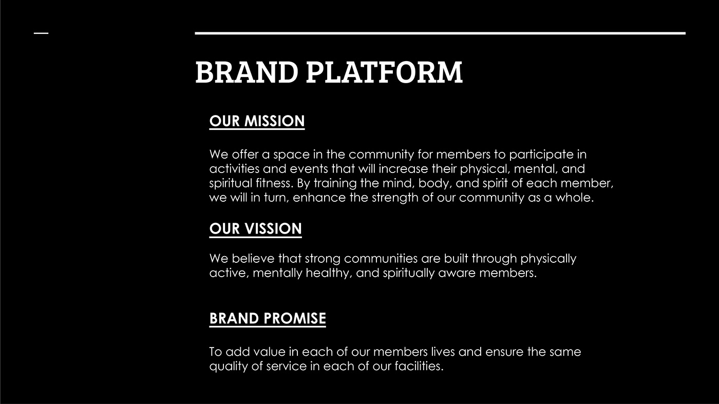 presentation company profile graphic design gym fitness
