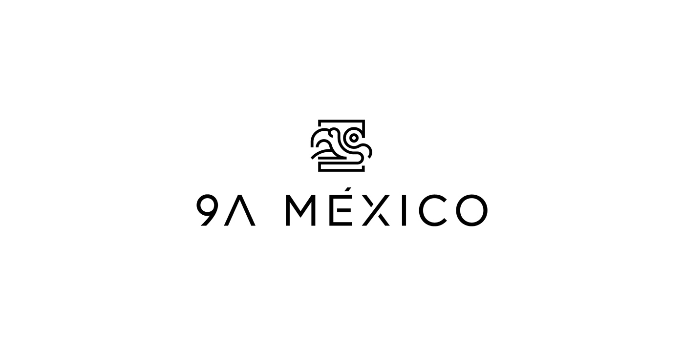 Icon logo eagle aztec silver black isotype mexico freedom bauhaus Identity Design Logo Design