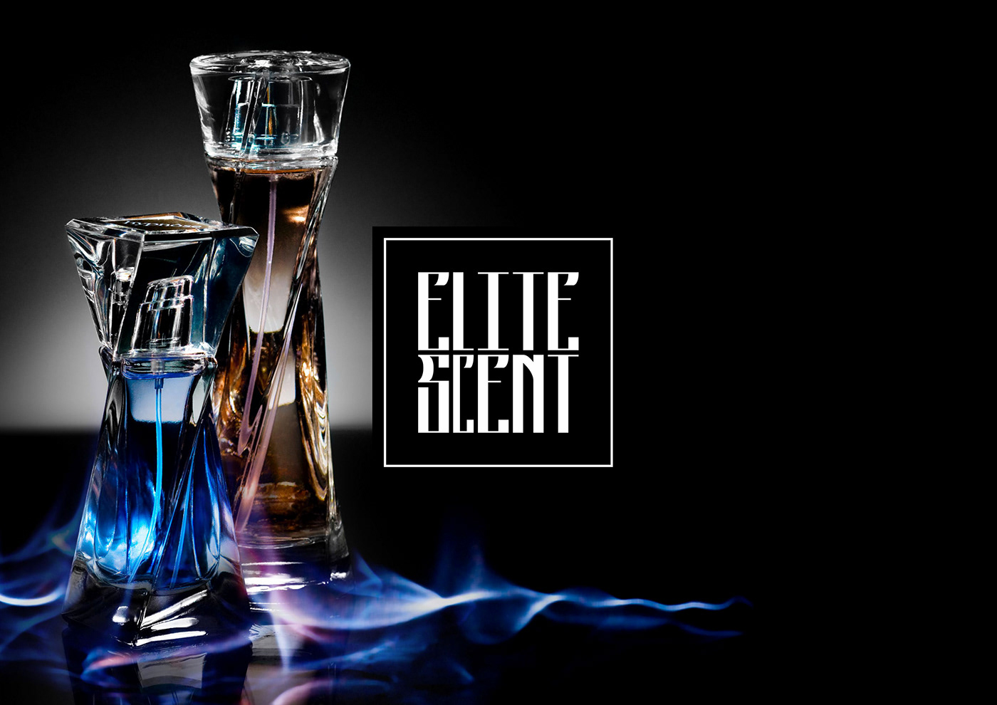 Elite scent parfum logo Logotype branding  logomark