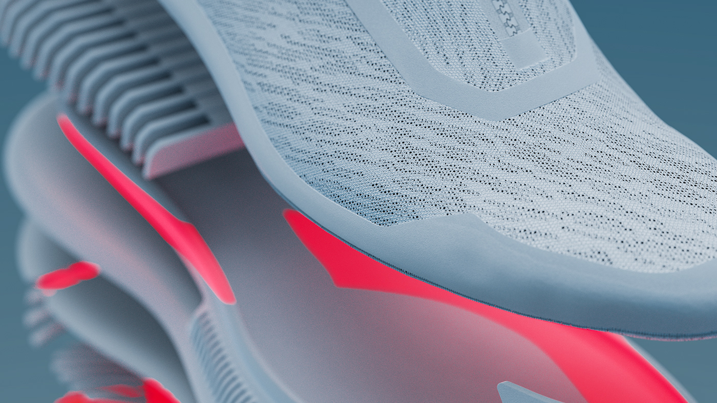 3D adidas CGI design Fashion  footwear Nike product sneaker sports