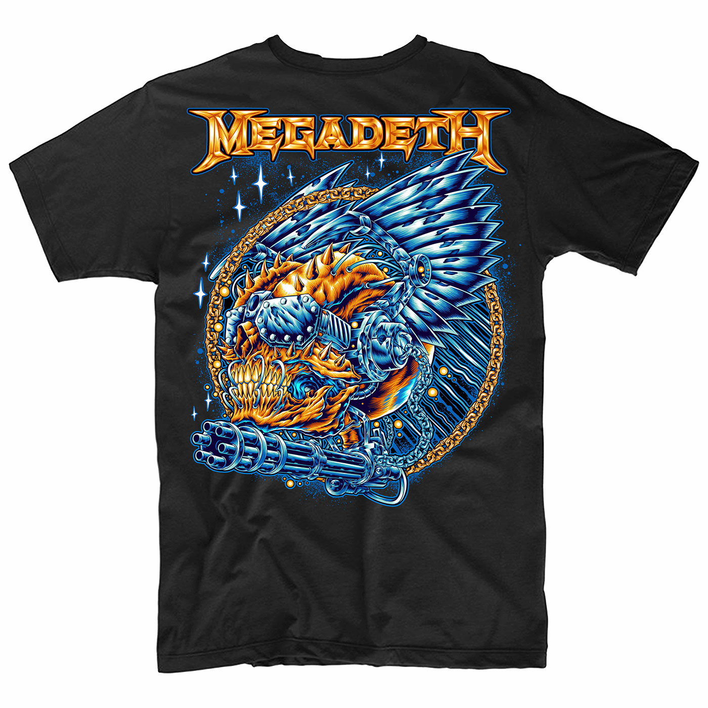 band festival flyer megadeth Merch merchandise metal music poster tshirt