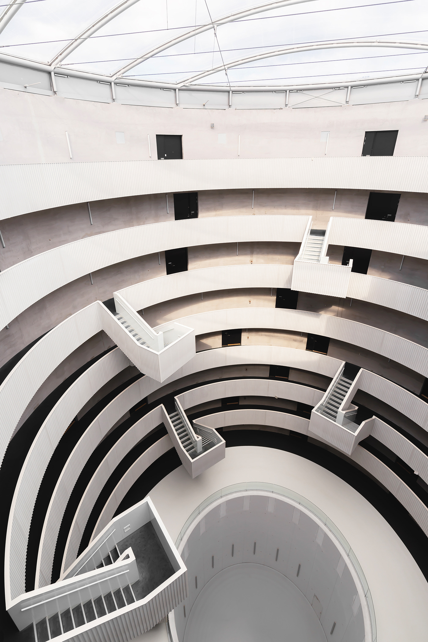 architecture Architecture Photography building copenhagen denmark interior design  modern Scandinavian Spiral Staircase