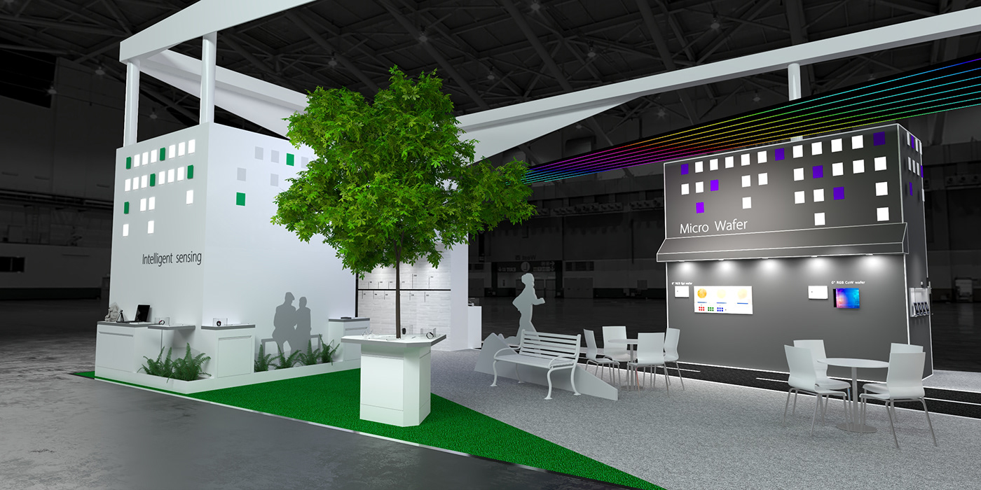 booth Exhibition  Stand Exhibition Design  3ds max visualization vray Render modern