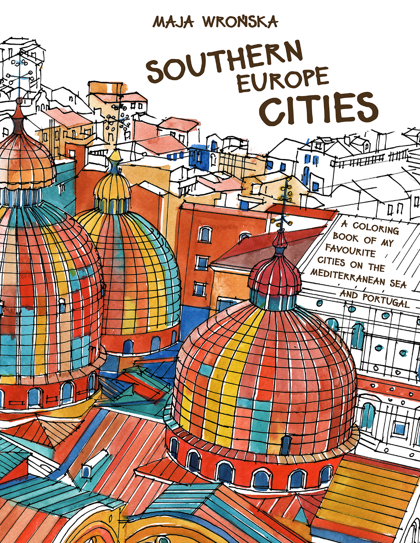 book Cities city coloring book Europe selfpublish