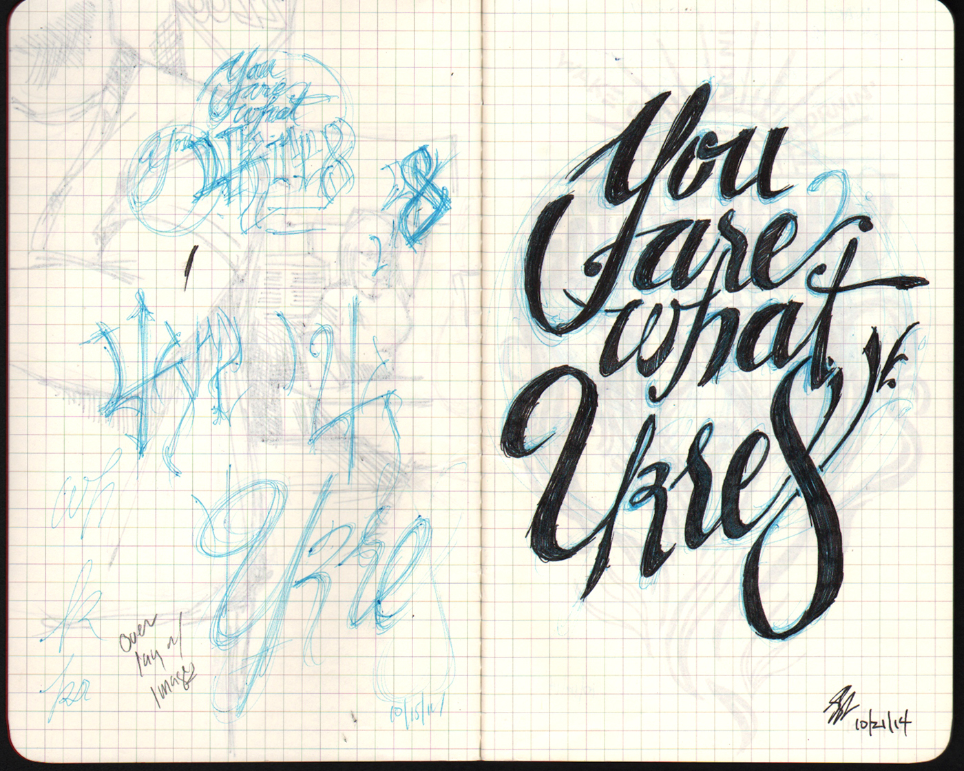 Adobe Portfolio  sketch handdone type typography lyrics music hip-hop Lyrics