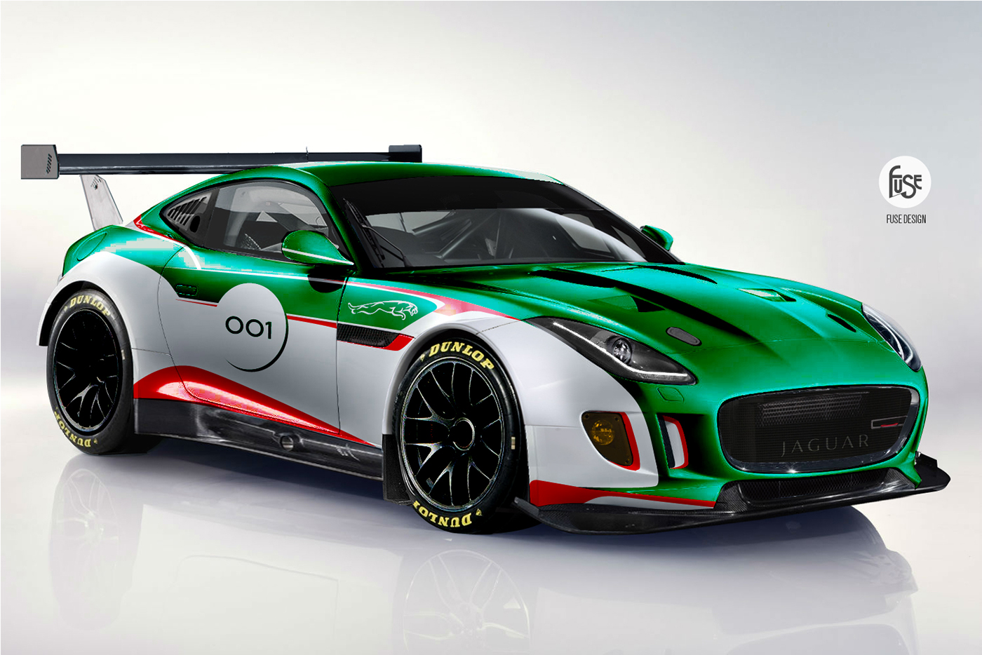 Jaguar F-Type GT3 imagined on Behance
