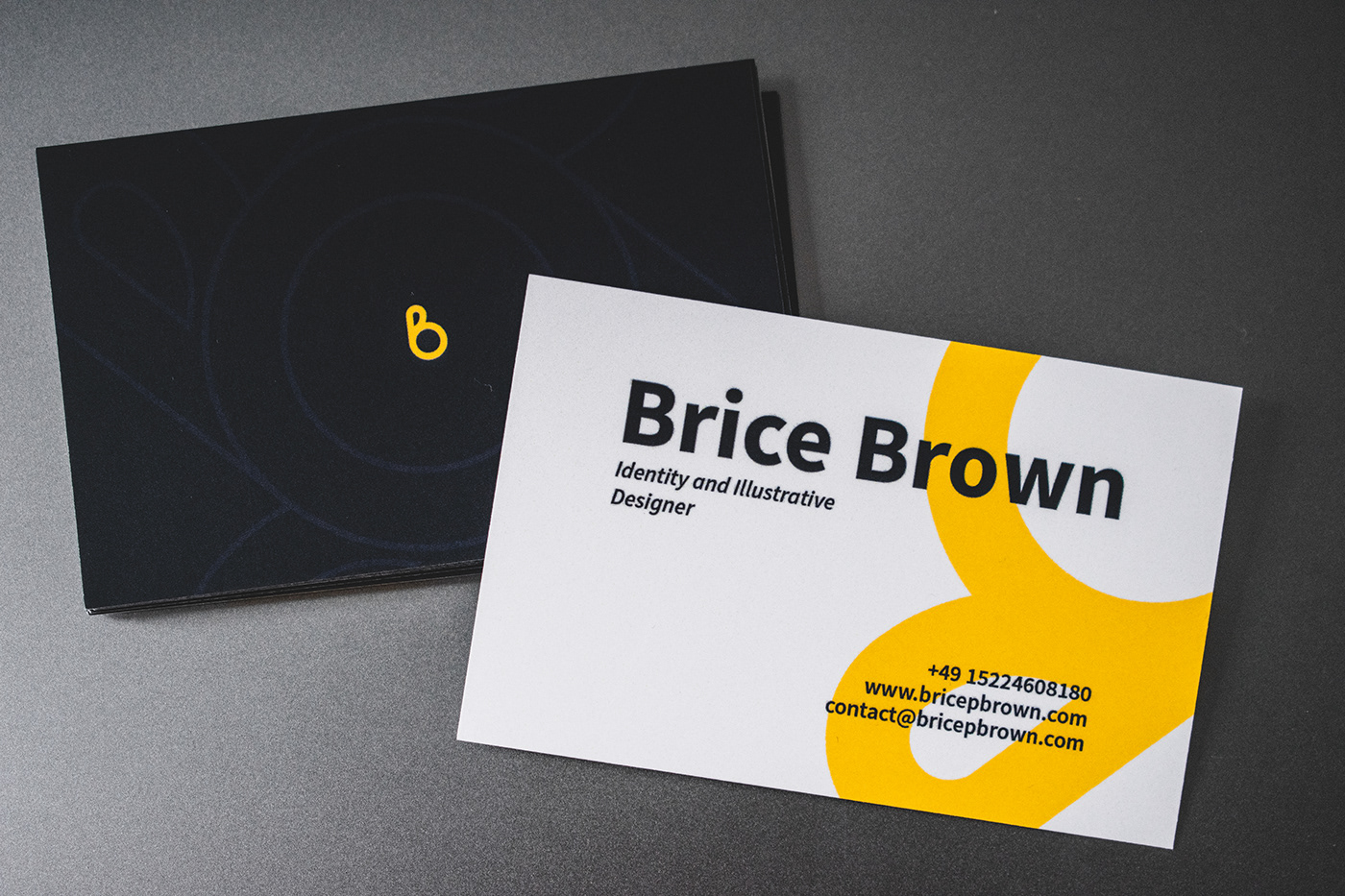 logo business card identity brand personal branding self branding Illustrator modern curve