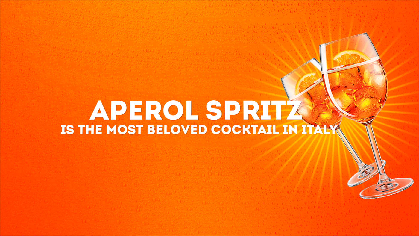aperol Spritz case history casehistory Editing  graphics video motion graphics  animation 