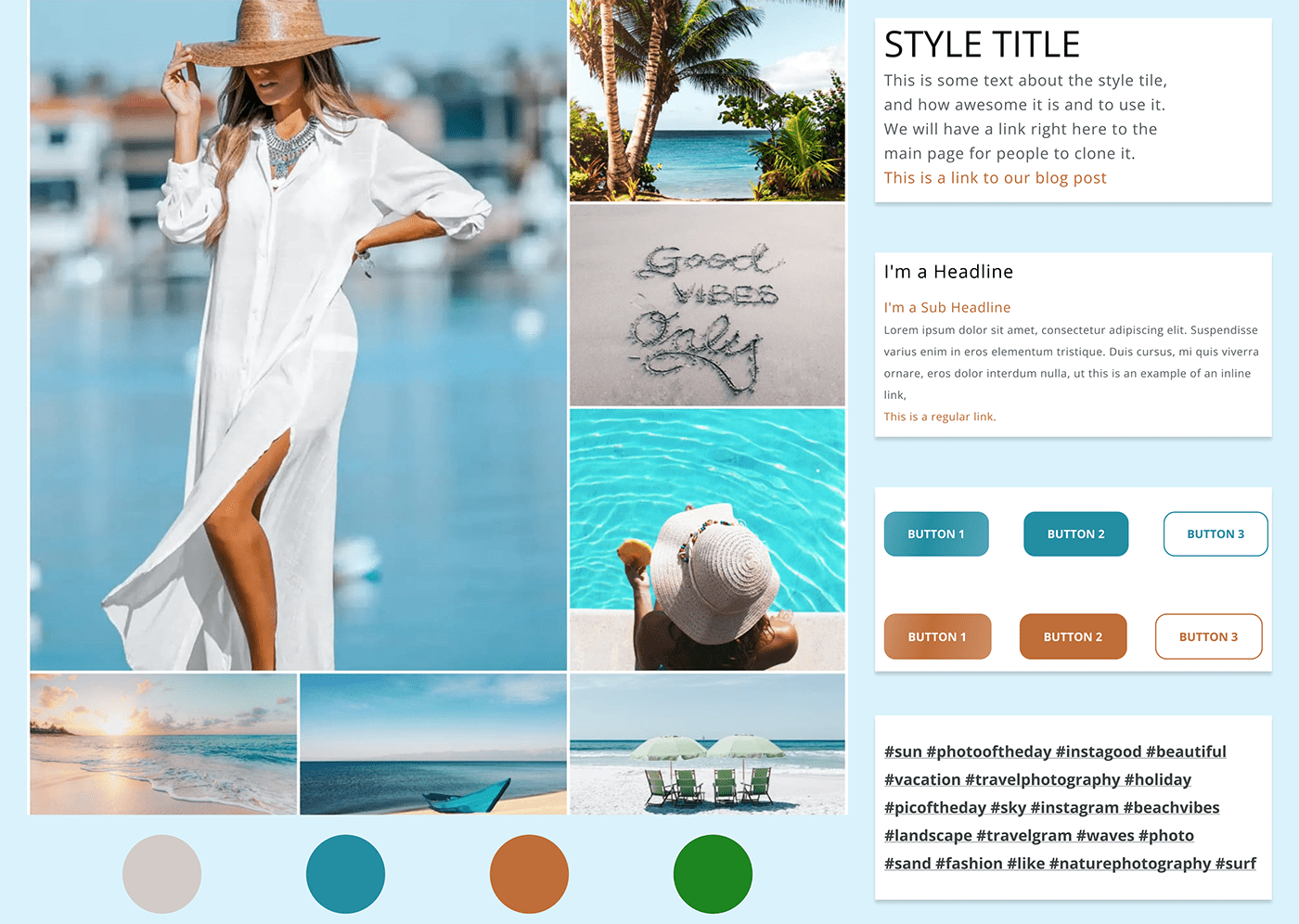 moodboard Moodboard Design inspiration colors typography   turquoise sea seawaves