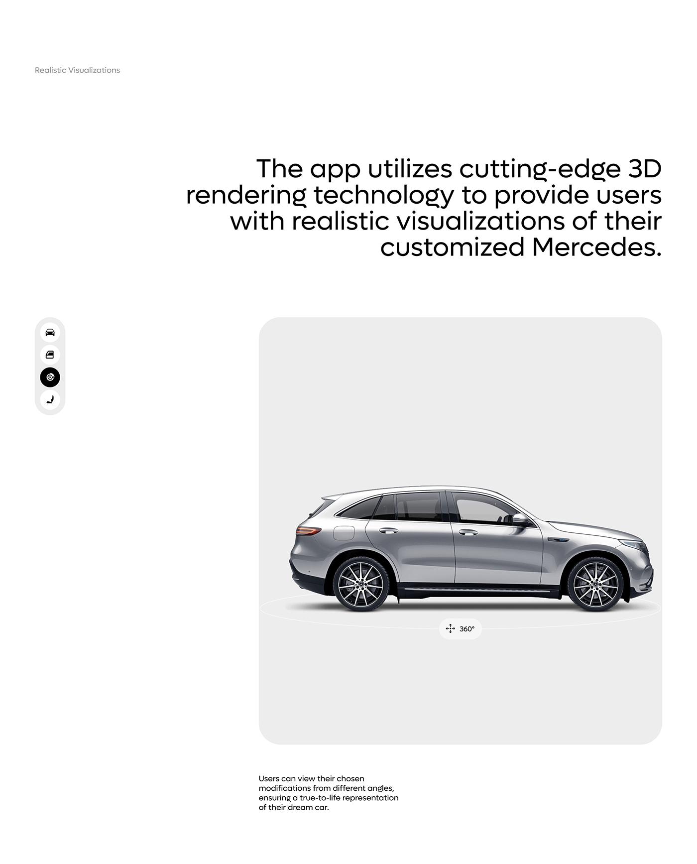 ux UI design Web Design  app design product design  SAAS concept car mercedes