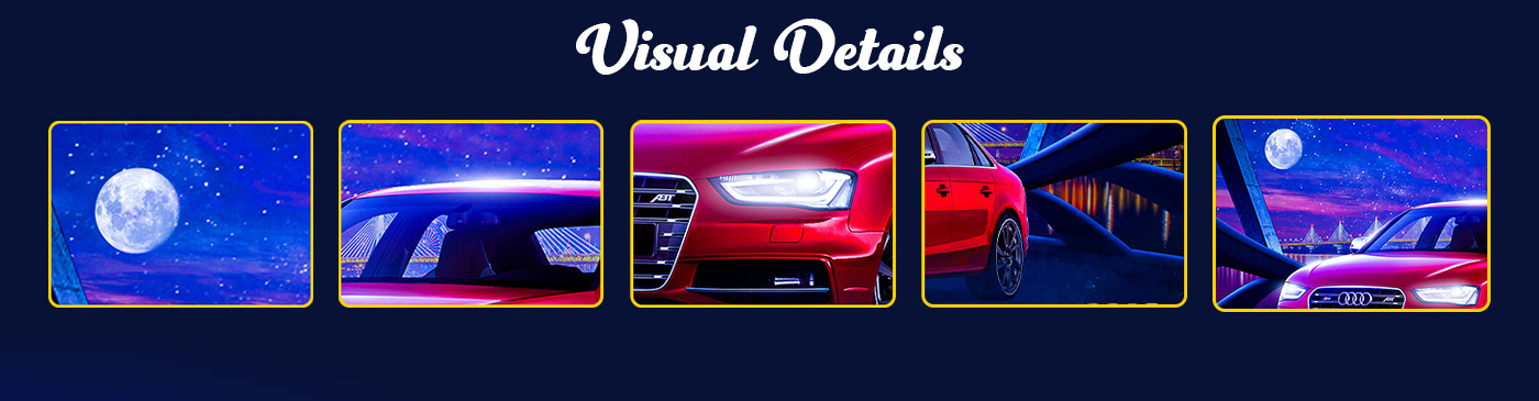Advertising  car design manipulation visual design