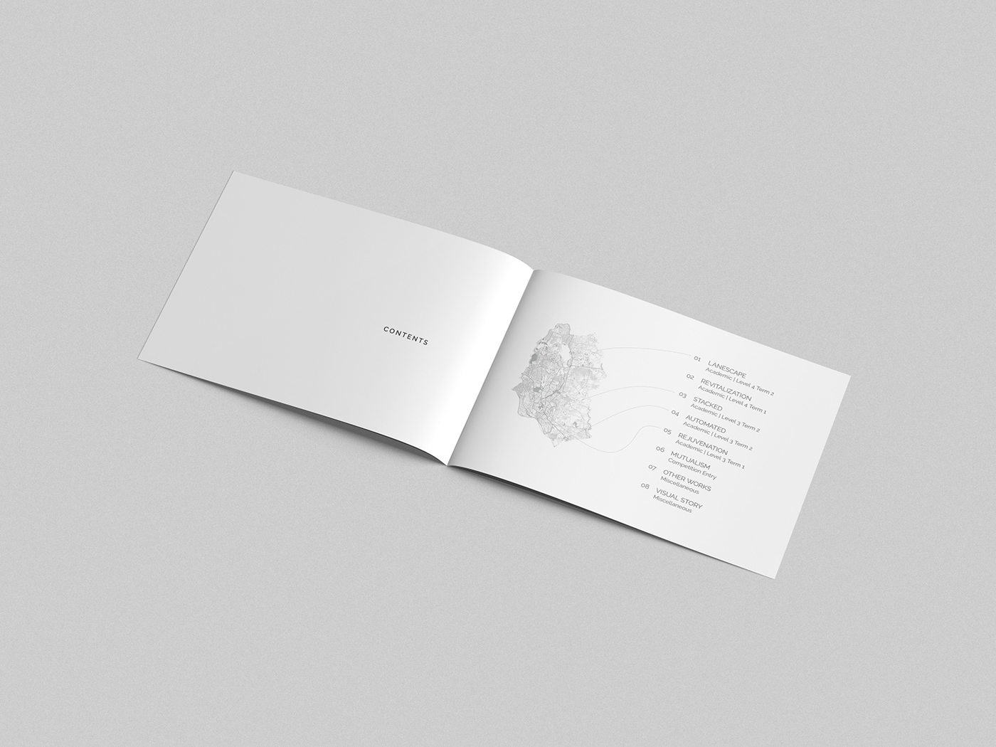 portfolio architecture design book template cover design Render visualization