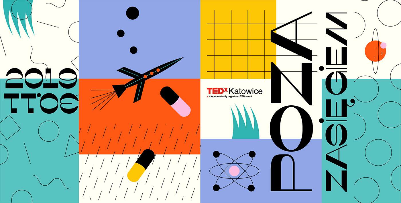 animation  conference Event identity ILLUSTRATION  motion poster typography   TED TEDx