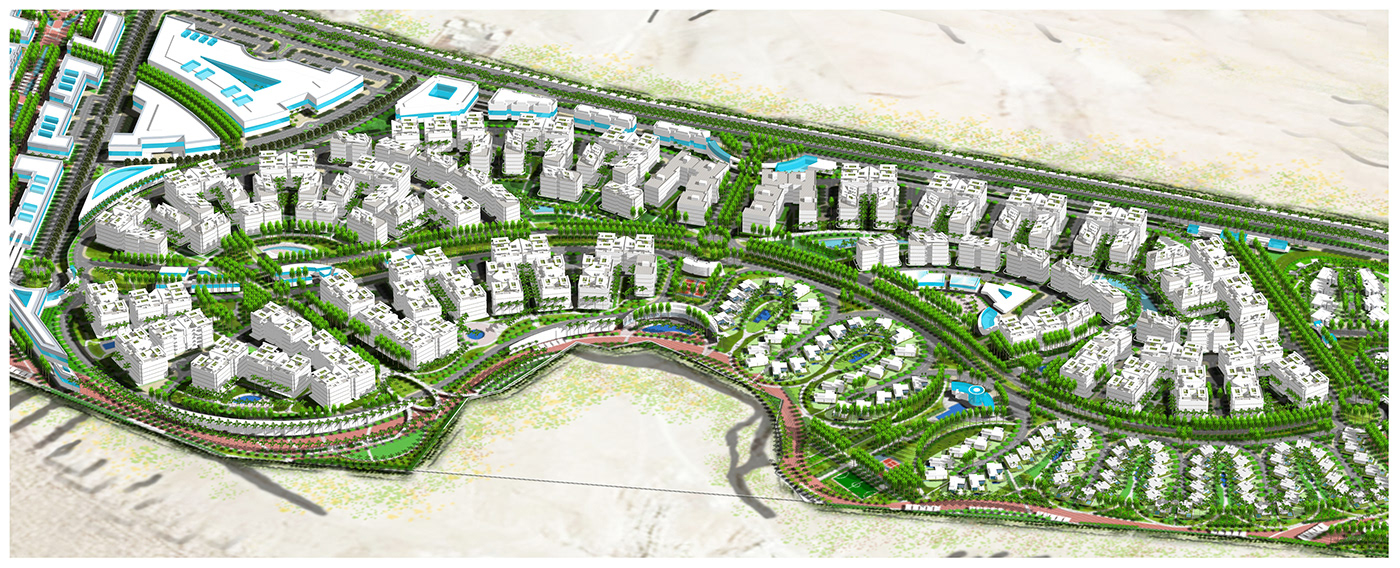 architecture Competition Gated Communities Landscape Design mixed use Residential compound Urban Design urban planning