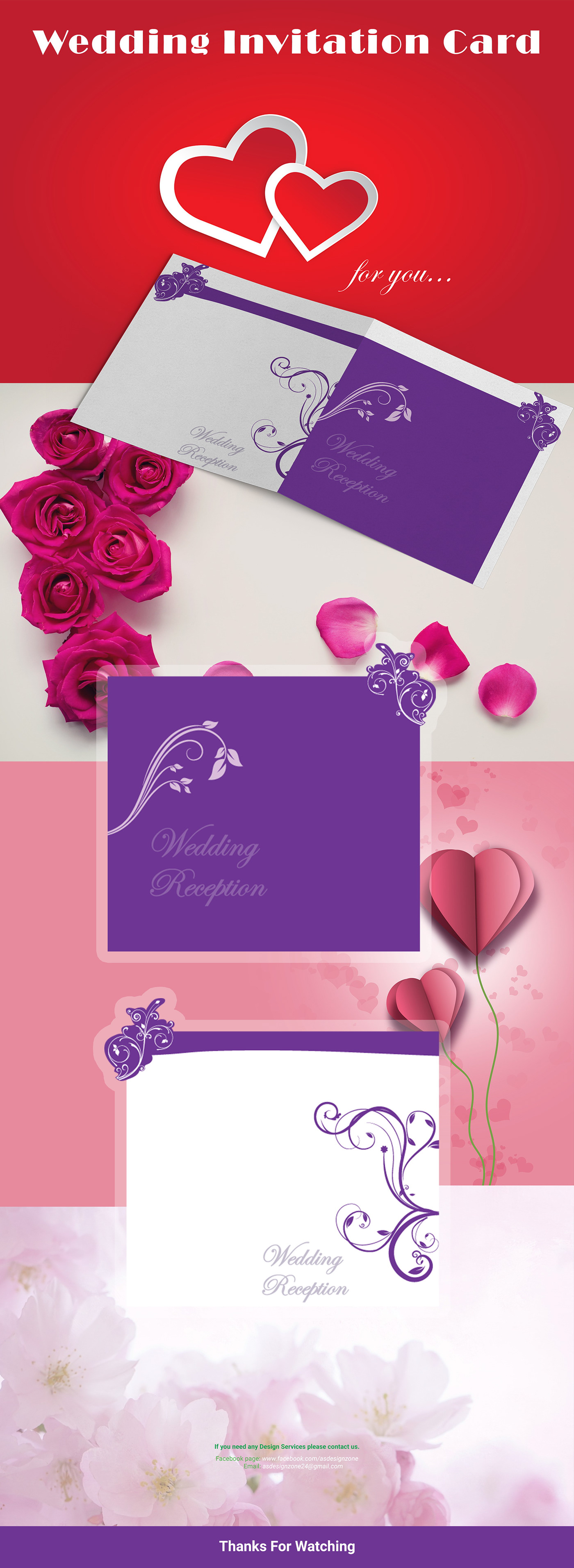 wedding Invitation card design free mock up print invit bridal marriage invite card