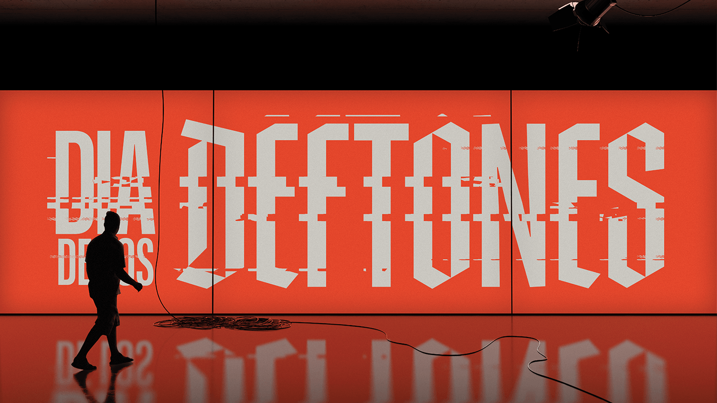 logo Logo Design visual identity art direction  festival poster brand identity festival branding Deftones Identity Design