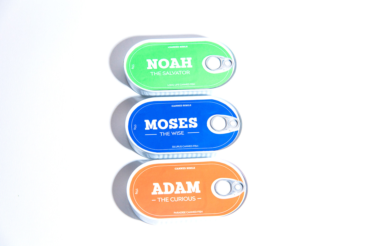 canned fish bible cannedfish Packaging Adam moses noah packagingdesign kolcsarzsolt