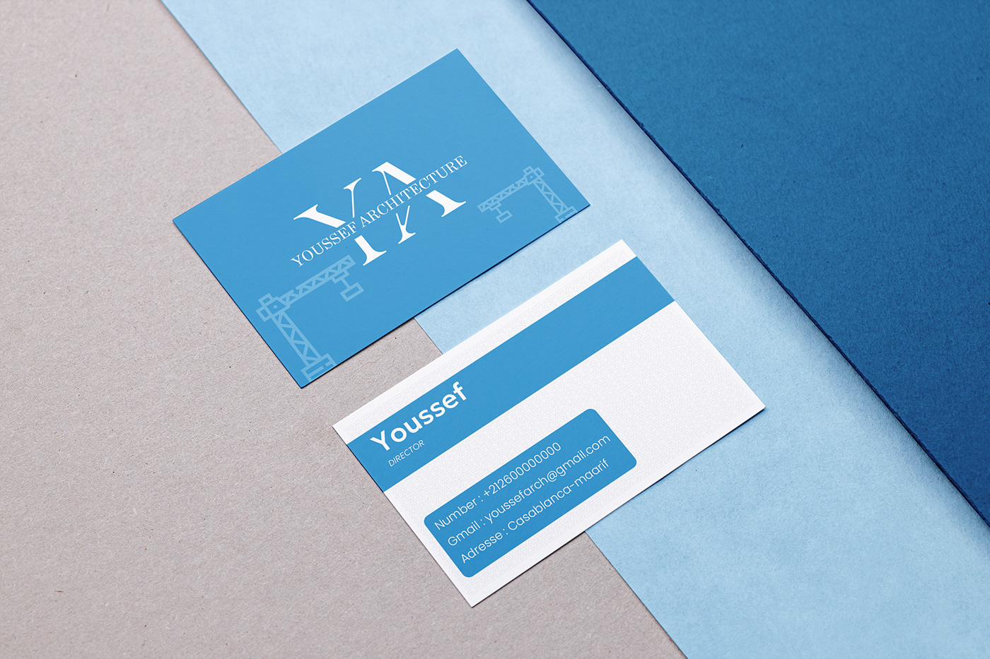architecture card card design adobe illustrator designer graphic business card Business card design