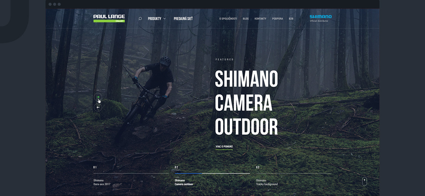 Responsive Webdesign Bike Bicycle Ecommerce eshop sport Website components bicycling