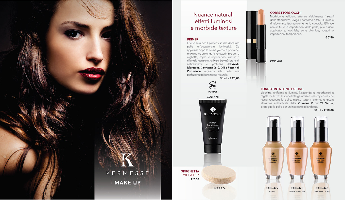 brand identity catalogo makeup