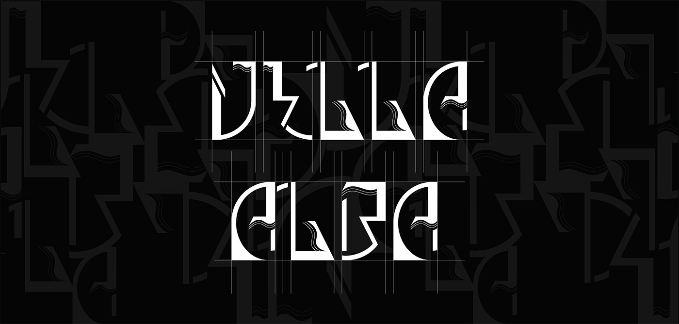 adobe illustrator adobeawards Communication Design Experimental Typography grids gridsystem museum Typeface typeface design typography  