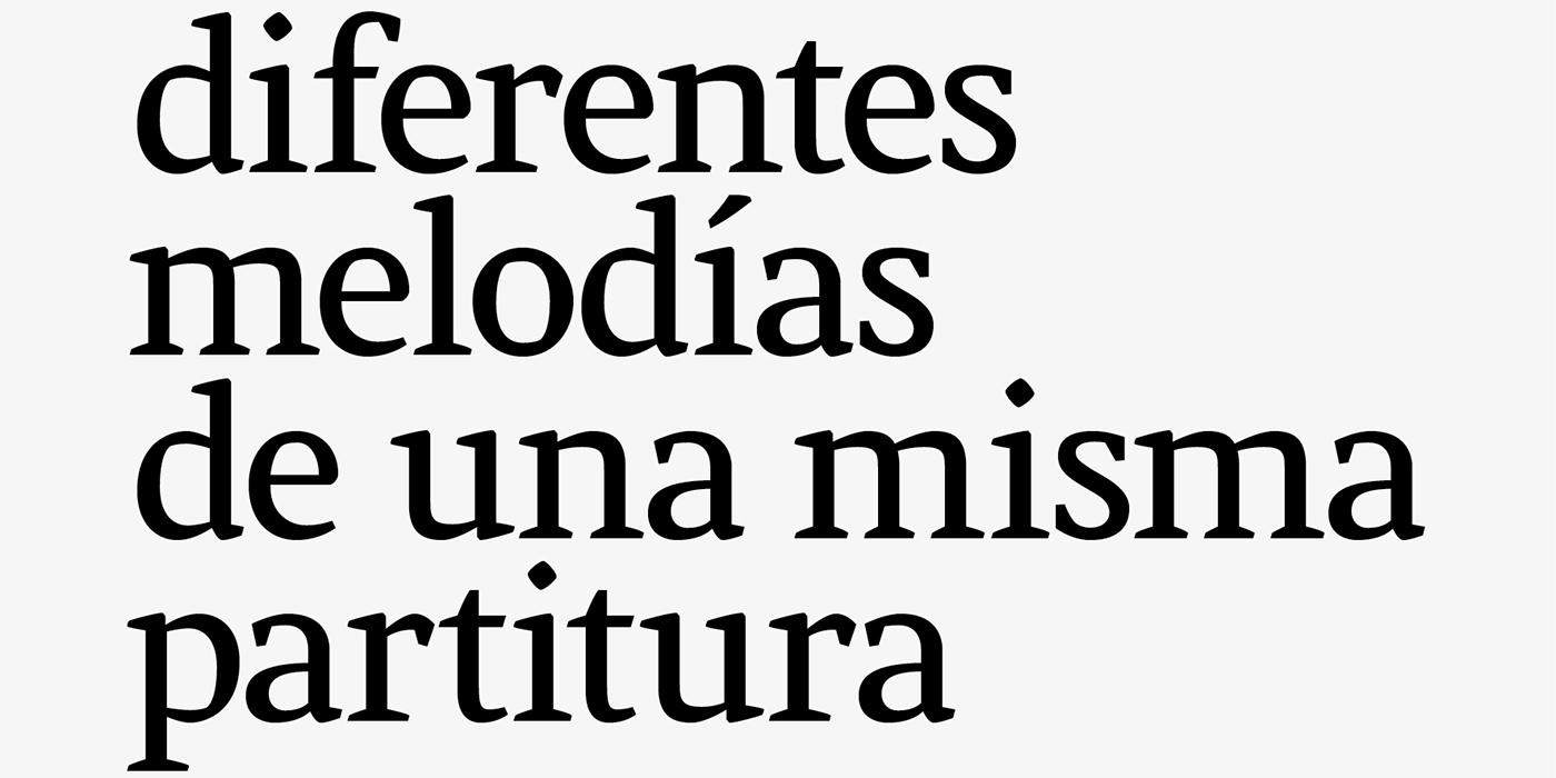 tipografia type tipo Arerquita font Fórmula-M Formula M serif remate remates texto uruguay typography   contraforma