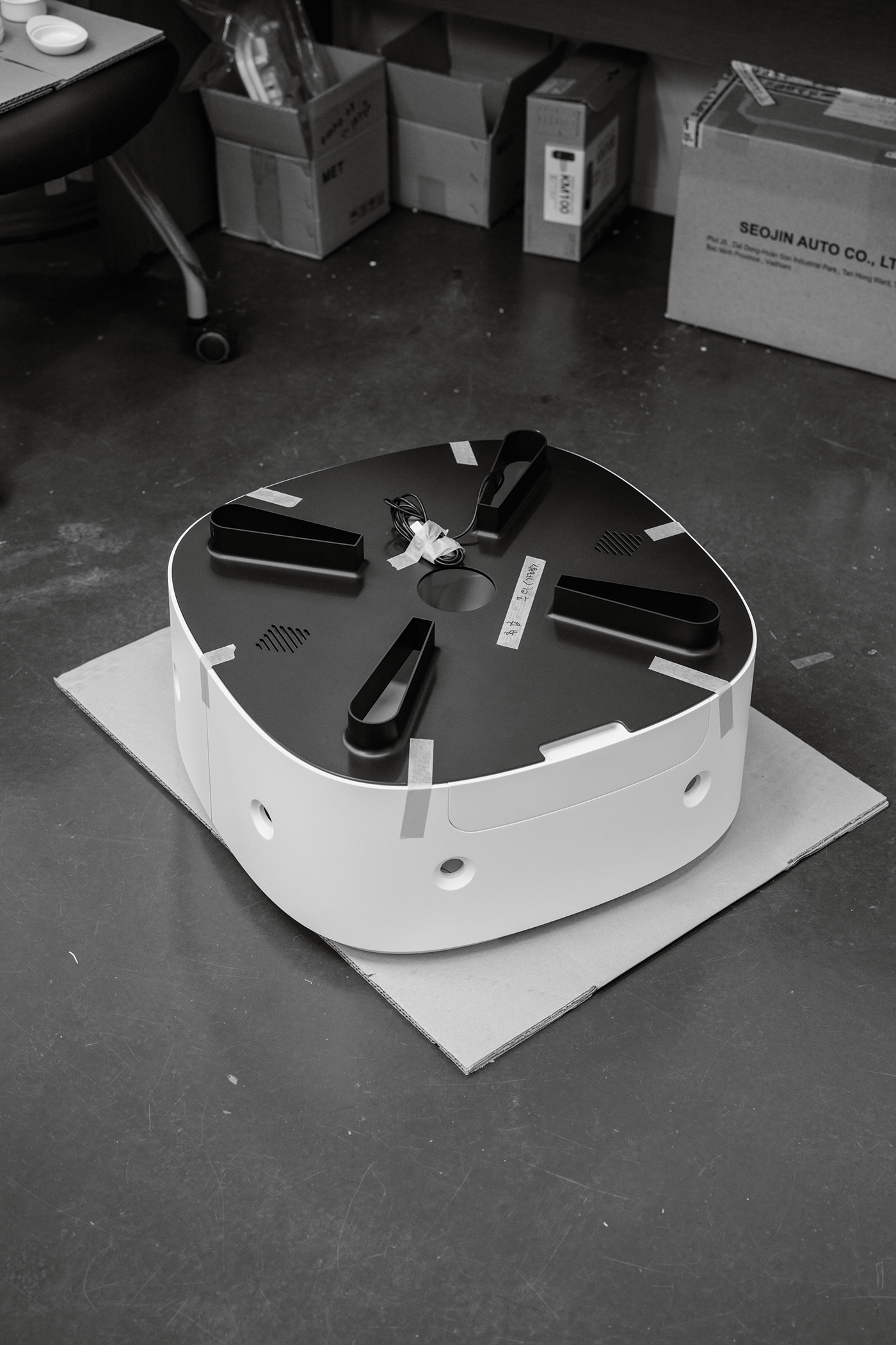 3d modeling acasso cafe industrial design  mechanical engineering product design  robot robot design