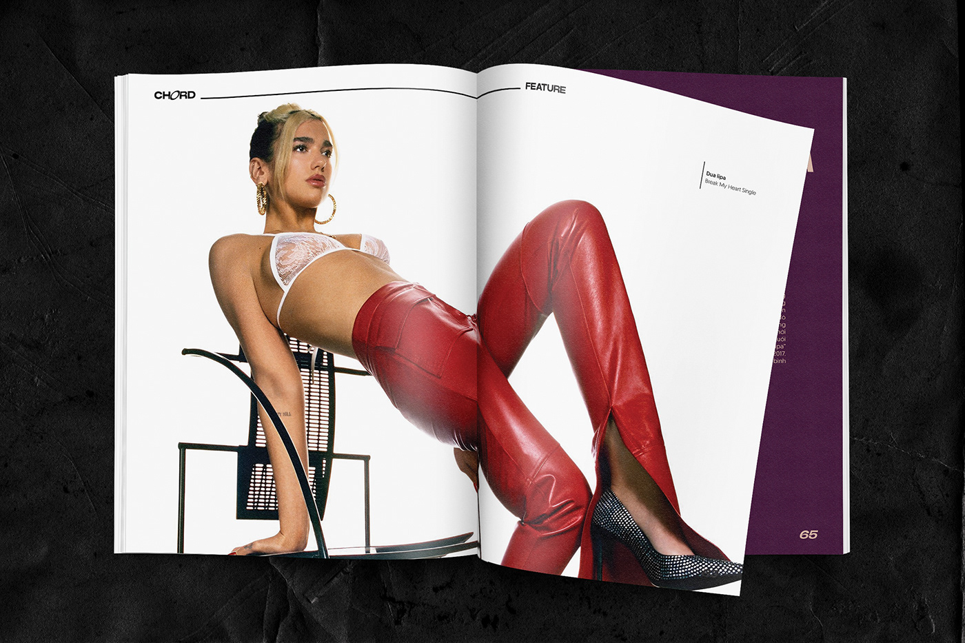 magazine Music magazine Layout editorial design Magazine design graphic design  editorial design  InDesign photoshop