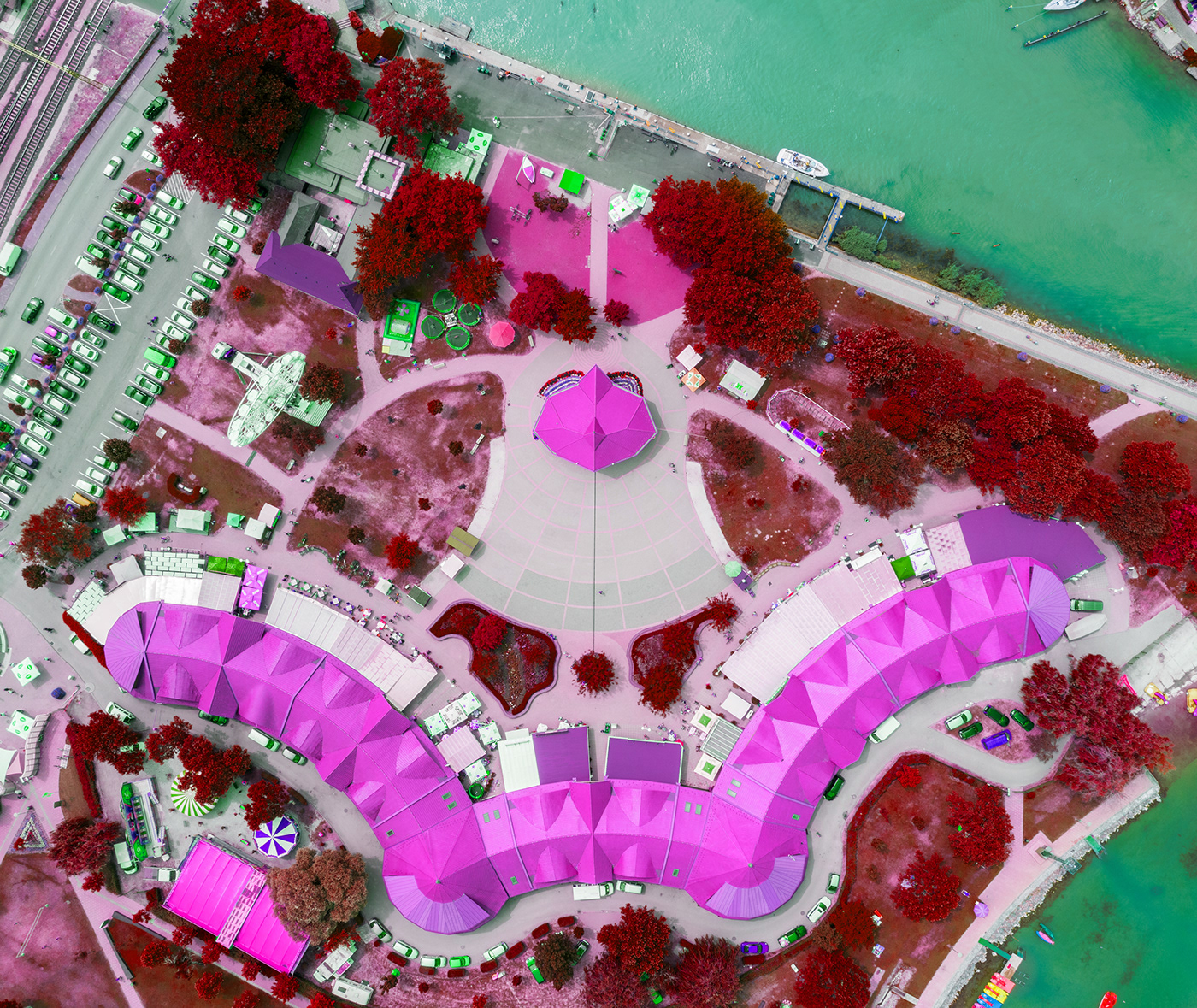 Adobe Portfolio balaton hungary Landscape photoshop manipulation Aerial drone