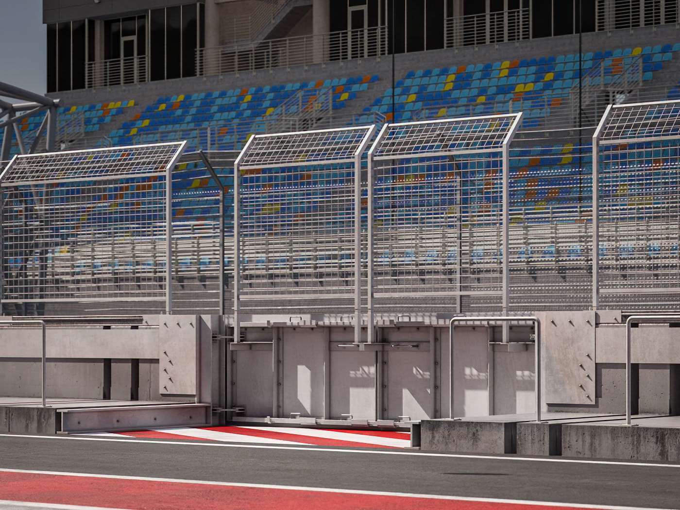 3D model Bahrain f1 FIA Formula 1 Motorsport pitstop race track wec