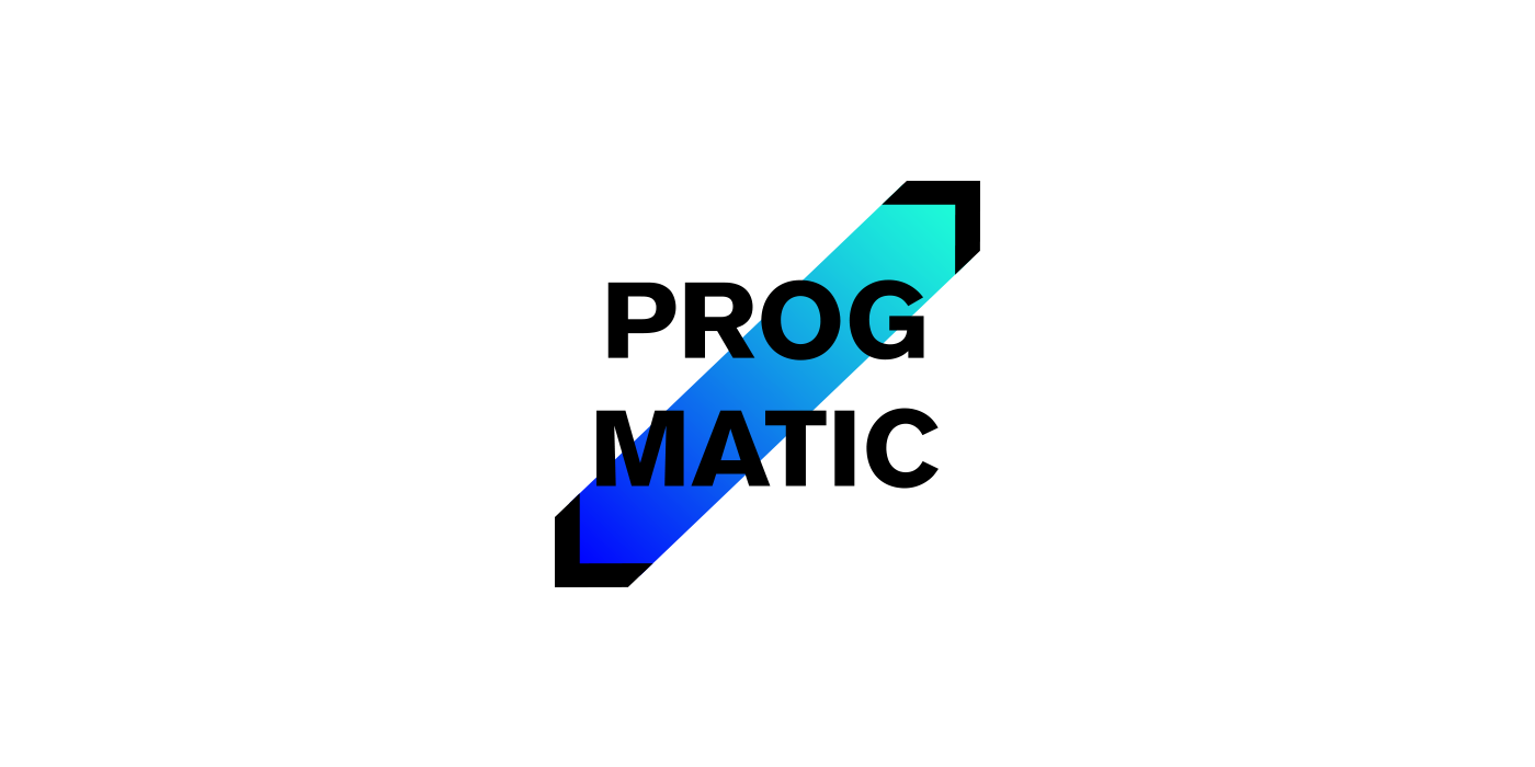 code Program programing logo gradient blue black mobile app Technology