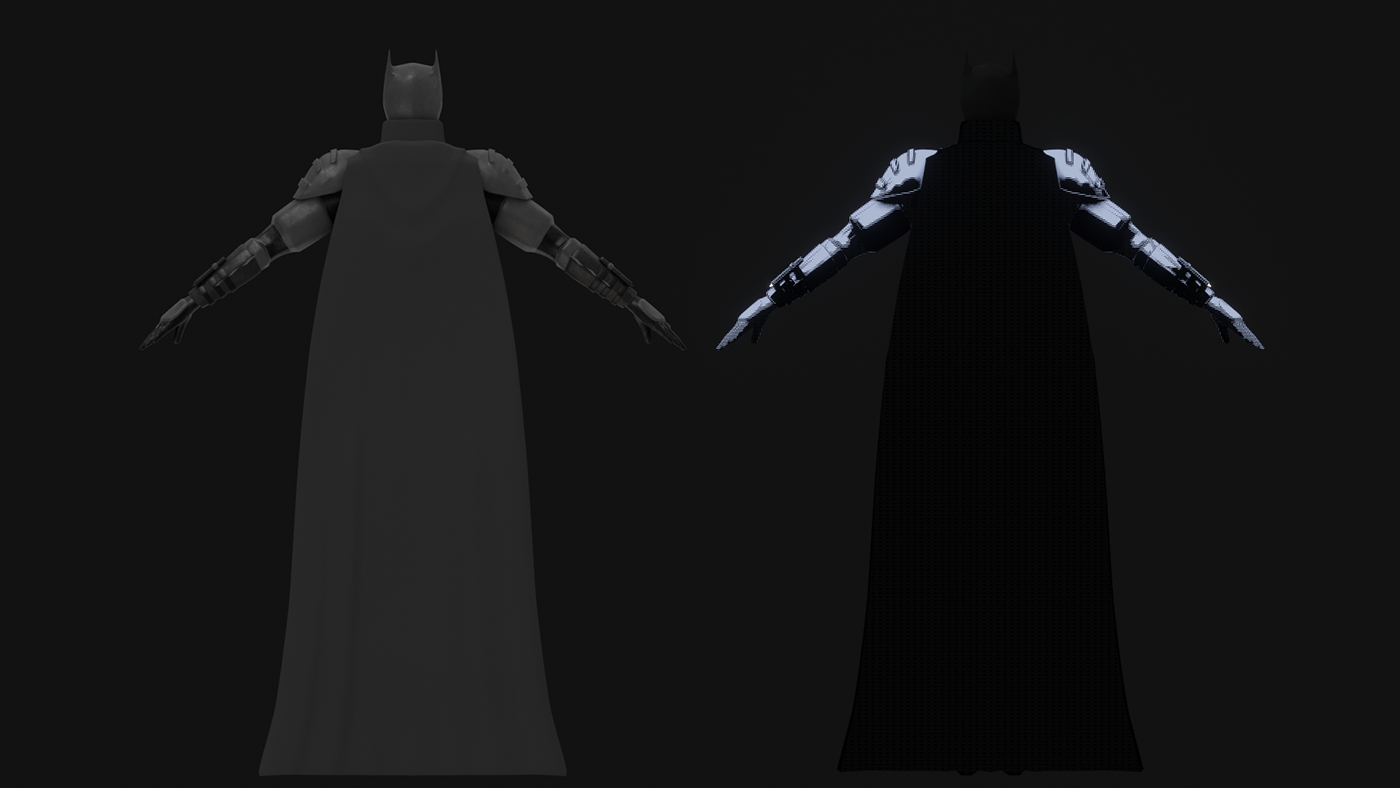 batman dark knight gotham dc 3D comics Digital Art  animation  character animation fanart